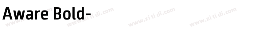 Aware Bold字体转换